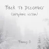 Bobby G - Back To December (Saxophone Version) - Single